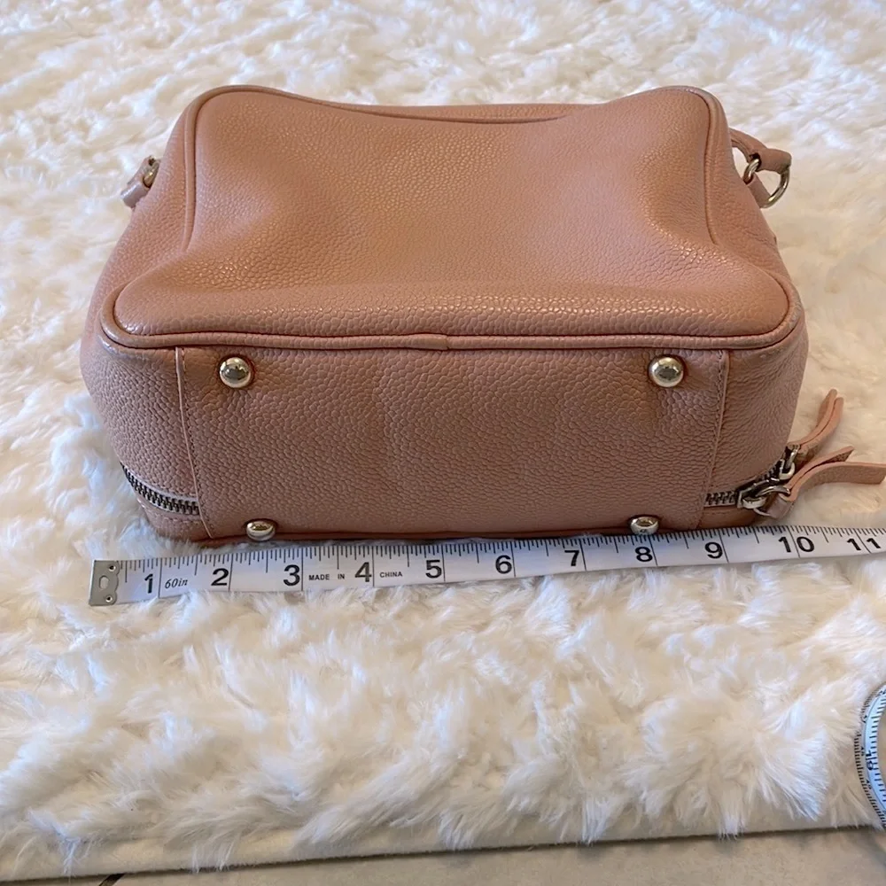 Vittoria Napoli crossbody / handbag Med lots space genuine leather peach rose
